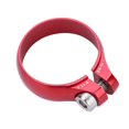 thumbnail image 1 of Abrazadera de perno de bicicleta de 31,8 mm para tija de sillín 27,2 súper ligera (rojo), 1 of 8