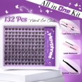 thumbnail image 2 of Kit de racimos de pestañas Mavphnee Natural Wispy CC-Curly 132 unidades, 2 of 8