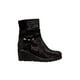 thumbnail image 2 of BOTINES TACONES CUÑA VESTIR CASUALES LEON MUJER DAMA NEGRO GAMUZA DA813S794 LEON  DA813S794p, 2 of 3