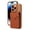 Brown, variant on Case for iPhone 16 Pro Max/16 Pro/16 Plus/16, Crossbody Phone Case with Card Holder Wallet Leather Cover Shockproof Protection Shell