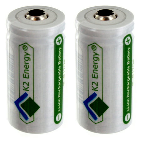 2pc LFP123A  Rechargeable Li-Ion Batteries for Digital Cameras FAST USA
