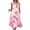 Pink, variant on Vetsdori Womens Beach Midi Dresses Tank Graphic Slip Dress Sleeveless Casual Summer Sundress,Crew Neck Dress for Junior Lightweight