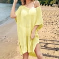 thumbnail image 2 of YABCSAZ Womens Bathing Suit Cover Up Sleeveless Mesh Swimsuit Coverup Tank Tops Summer Casual Loose Plus Size Coverup Sexy Elegant Lace Beach Bathing Suit Cover Up for Poolside, Seaside and Party, 2 of 5