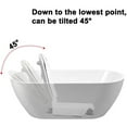 thumbnail image 2 of Electric Reclining Bath Lift Chair,Six Suction Cup Feet,Weight Capacity 300lb,White, 2 of 6