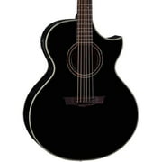 Dean Natural Series Florentine Cutaway Acoustic-Electric Guitar with Aphex Classic Black