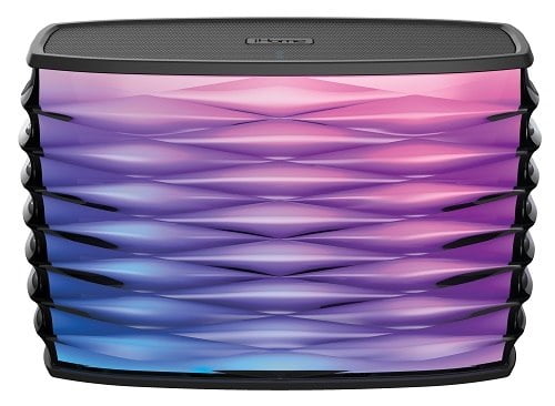 Splashproof Color Changing Portable Bluetooth Stereo Speaker with Built-in USB Power Bank