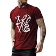 thumbnail image 2 of GLVSZ Big and Tall Baseball T-Shirts for Men Summer Trendy Hip Hop Graphic Short Sleeves T Shirt Loose Fit Crewneck Basic Tees, 2 of 4