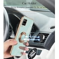 thumbnail image 2 of Compatible with Samsung Galaxy A42 5g Phone Case with Ring Holder Pink, Aesthetic Samsung A42 Case Silicone Soft TPU Slim Cover Shockproof Luxury with Kickstand (Green), 2 of 14
