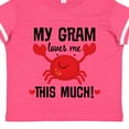 thumbnail image 4 of Inktastic My Gram Loves Me Grandchild Boys or Girls Toddler T-Shirt, 4 of 5