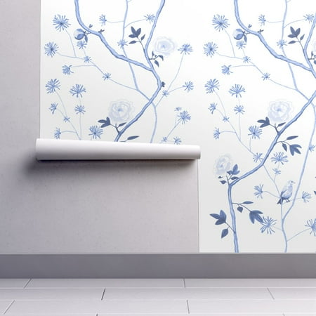Peel-and-Stick Removable Wallpaper Chinoiserie Chinoiserie Floral Flowers