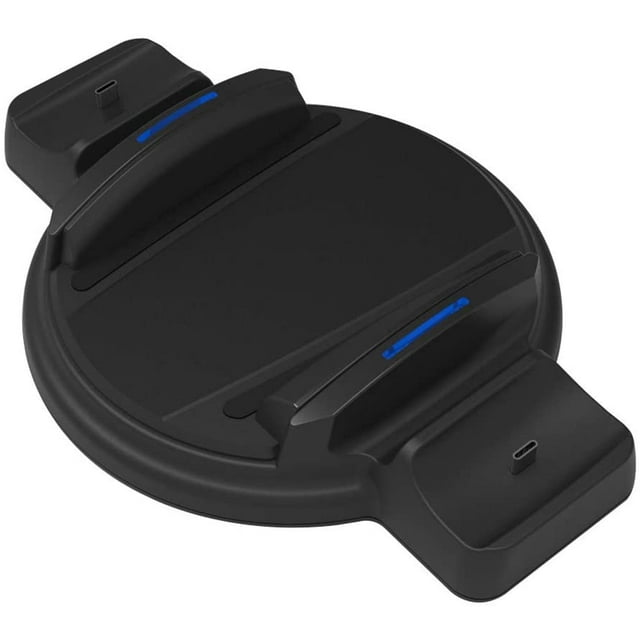 Ps5 Support de Base Rond pour Hôte De/Uhd, Support de Console de Jeu P5 + Chargeur Biplace pour Manette Sans Fil, Précommande de Console Ps5, Ensemble Royaume-Uni Ps5