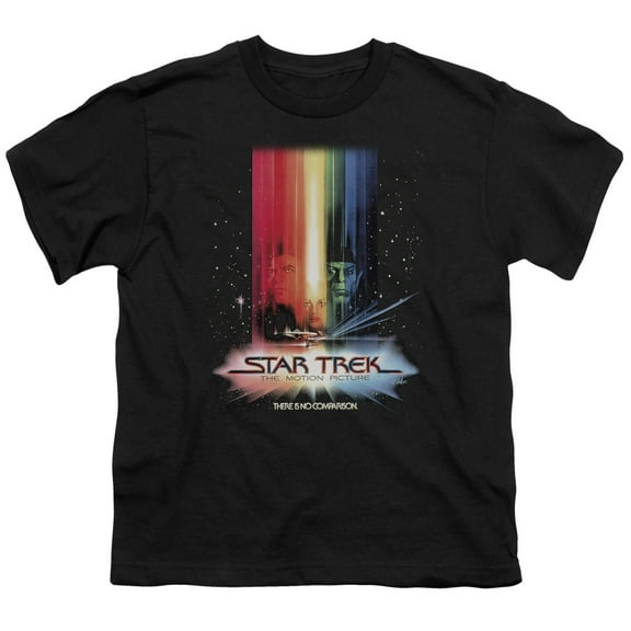 Star Trek Men's  Motion Picture Poster T-shirt Black