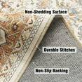 thumbnail image 6 of SIXHOME 3'x5' Area Rugs for Living Room Washable Rugs Vintage Floral Living Room Rug Traditional Aesthetic Carpet Soft Rugs for Bedroom Dining Room Office Retro Home Decor Orange, 6 of 6