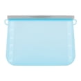thumbnail image 1 of Food Storage Bag Leak-proof Easy Seal Silica Gel Vegetable Fruit Freezer Gallon Bag for Home, 1 of 12