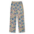 thumbnail image 2 of FORMRS Kids Pajama Pants with Pockets Size 9-10Y Boys Lounge Sleep Bottoms, Blue Dice Pattern, 2 of 8
