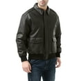 thumbnail image 3 of Landing Leathers Men Premium Air Force A-2 Goatskin Leather Flight Bomber Jacket (Regular and Big & Tall), 3 of 6