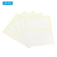 thumbnail image 3 of Uxcell Blank Greeting Cards,50pack Favor Decor Foldable Blank Card, Gold Tone White, 3 of 5