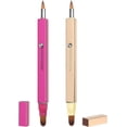 thumbnail image 1 of fuzhong-Retractable Dual-ended Lipstick Brush (Gold + Pink), 1 of 4