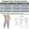 thumbnail image 2 of Male Lined Sweatpants Open Bottom Cargo Sweat Pants For Man Wide Leg Cotton Joggers Pants With Pockets, 2 of 5