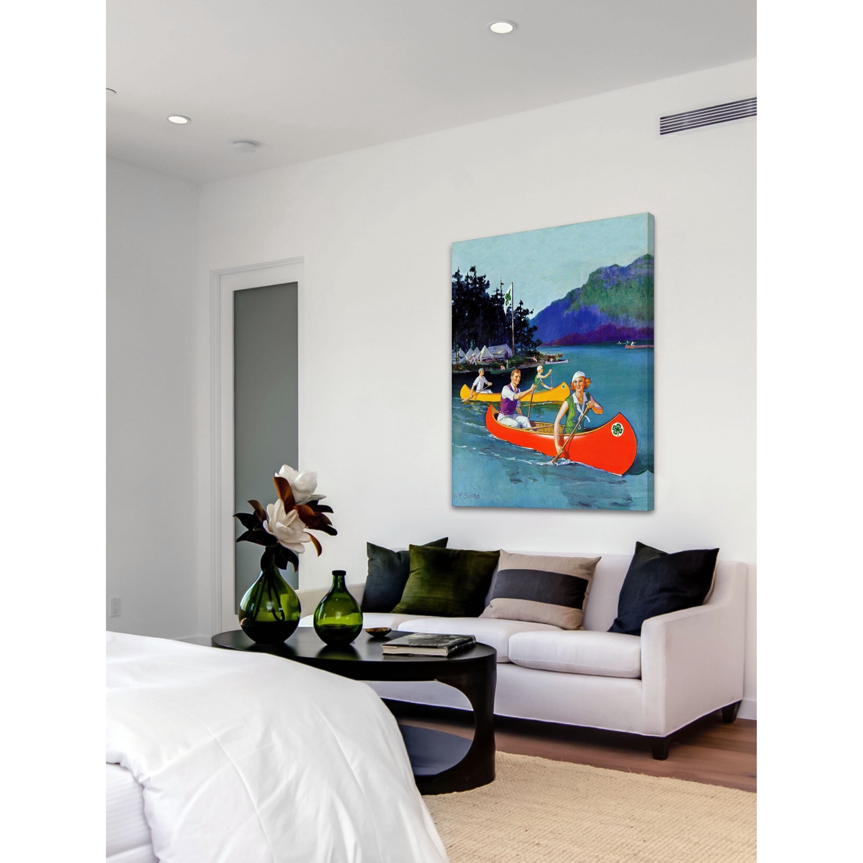 Marmont Hill Four-H Camp by W.F. Soare Painting Print on Canvas