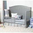 Sorelle Furniture Fairview 4 in 1 Convertible Crib, Grey