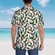 thumbnail image 4 of Balery Cactuses Camisas hawaianas de manga corta para hombre, camisas playeras de corte holgado, camisas de vacaciones con botones,X-Large, 4 of 7