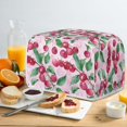 thumbnail image 4 of Yuyamidu Cherry Toaster Cover 2 Slice Bread Toaster Dust Cover Wide Slot Kitchen Small Appliance Cover Anti Fingerprint Protection Baking Supplies Protection Cover, 4 of 7