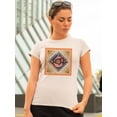 thumbnail image 2 of Pisces Zodiac Ethnic Style T-Shirt Women -Image by Shutterstock, Female Medium, 2 of 4