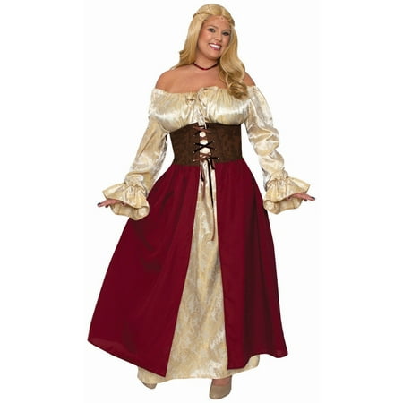 Halloween Medieval Wench - Plus Adult Costume