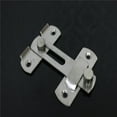 Stainless Steel Sliding Door Gate Bolt Latch Pet Cage Safety Lock Small