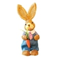 thumbnail image 1 of Figura de paja Sunnimix paquete de material de bricolaje estatua de conejo decoración de Pascua Estilo D, 1 of 8
