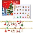 thumbnail image 5 of 24 Days Christmas Advent Calendar Jewelry Making Kit, DIY Craft Set with Charms, Beads, Bracelet for Kids, Teens, Women, 5 of 5