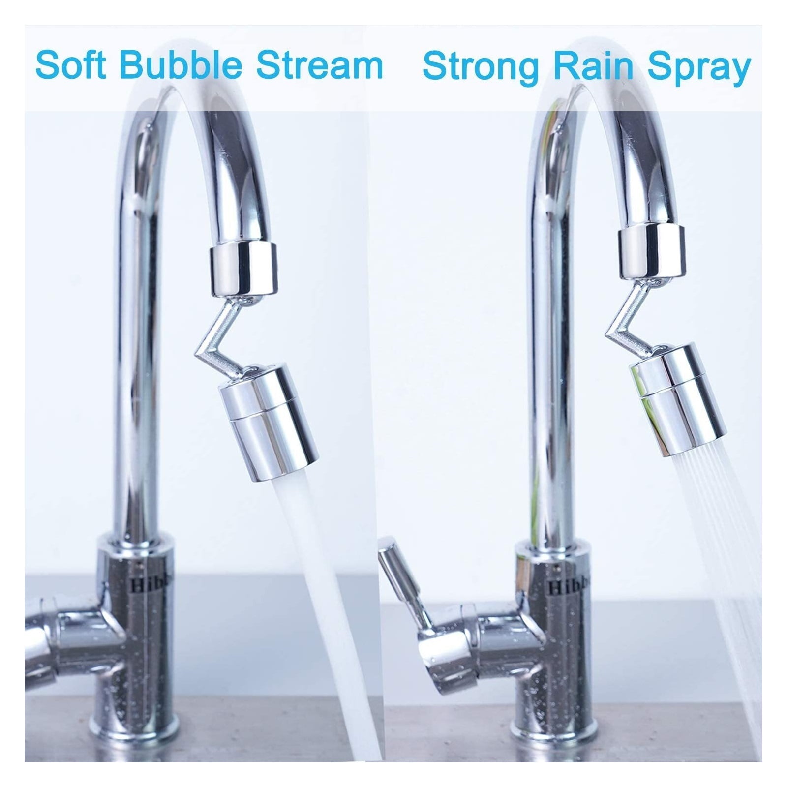 Faucet Aerator,Universal Splash Faucet Spray Head 720 Degree Rotating Tap Filter Water Bubbler Faucet Aerator Kitchen Faucet Nozzle ,Water Saving