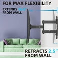 USX MOUNT Full Motion Tilt Swivel Leveling TV Wall Mount for 4790" TVs