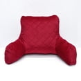 thumbnail image 6 of Home Soft Things DO-IT-YOURSELF Velvet Quilted Bedrest Pillow - Tango Red - 20" x 18" x 17", 6 of 9