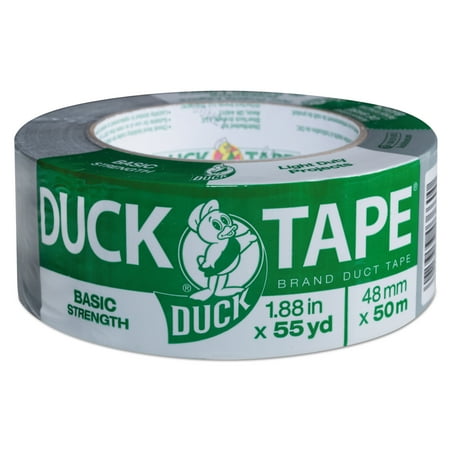Duck Tape Basic Strength Duct Tape, Silver, 1.88" x 55 yards