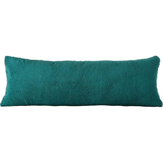 Ultra Soft Sherpa Body Pillow Cover/Case with Zipper Closure 21"x54