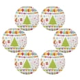 thumbnail image 3 of IAUYY Set of 1 Round Placemats for Dining Tables Heat-Resistant and Wear-Resistant DIY Printing Design Table Placemats，Applicable for Christmas A Flags Wreaths, 3 of 7