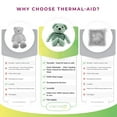 thumbnail image 5 of Thermal-Aid® (Hunter The Green Bear) - Washable Heating Pad & Ice Pack - Plush Hot/Cold Pack with Natural Corn Filling - Reusable Comfort, 5 of 5