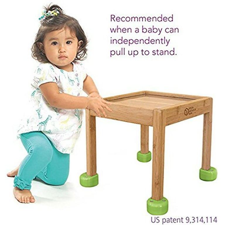Little Balance Box 2-in-1 Baby Walker and Activity Table, Green