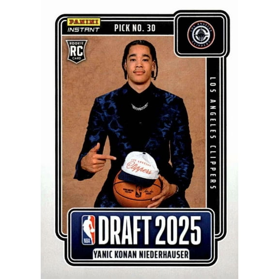 2025-26 Instant Draft Night Basketball Yanic Konan Niederhauser NBADN-26 [Rookie]