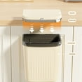 thumbnail image 5 of Jubipavy Hanging Trash Can with Lid Kitchen Cabinet Door Hanging Trash Can Cover Cabinet Trash Can Door Hanging Trash Can Under Sink Door Trash Can RV Bathroom, 5 of 6