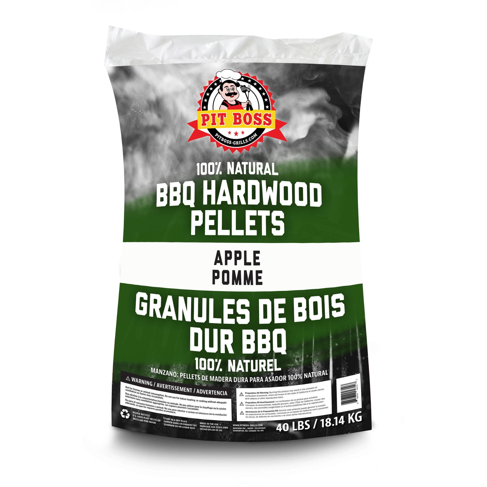 Pit Boss BBQ Wood Pellets Apple (40lbs)