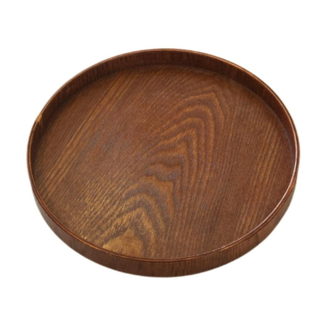 GUOOL Breakfast Platter Wooden Serving Tray for Farmhouse Coffee Table Centerpiece S