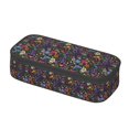 thumbnail image 2 of Uemuo Flowers And Birds Printed Large Pencil Case, Big Capacity Pencil Pouch Stationery Pen Bag, Storage High Capacity Bag Pouch Holder Box Organizer, Marker Pen Case, 2 of 9