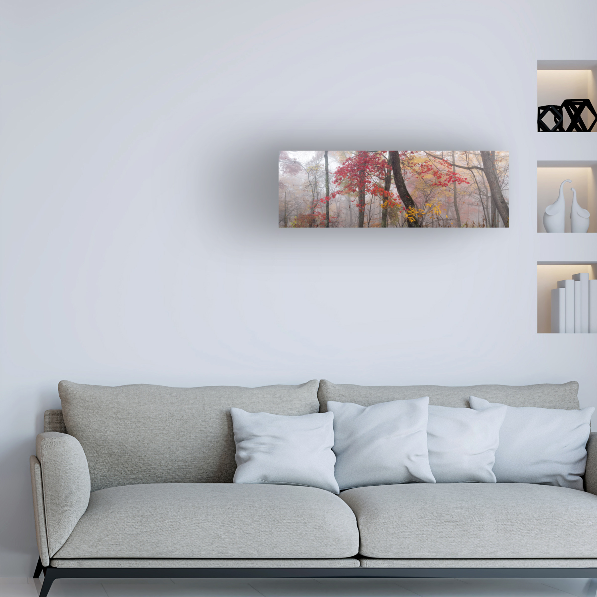 Trademark Fine Art 'Garnet And Gold' Canvas Art by Doug Cavanah