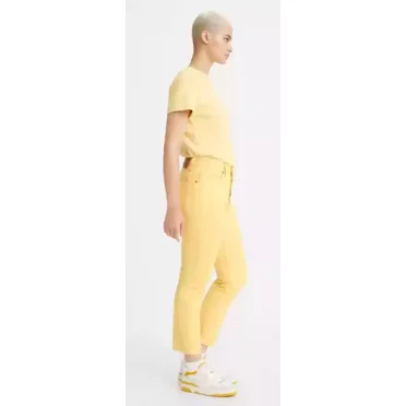 Levi's Women's 501 High Rise Straight Cropped Jeans