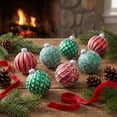 thumbnail image 7 of YingYouFu Christmas Balls Ornaments Set - Christmas Tree Decoration Ornaments Shatterproof Hanging Balls for Xmas Trees, Home, Party, Holiday Festive Decorations Set of 12pcs, 7 of 7