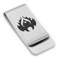thumbnail image 1 of Stainless Steel Fire Element Classic Slim Money Clip Credit Card Holder, 1 of 2