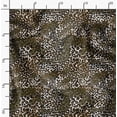 thumbnail image 2 of Soimoi Brown Velvet Fabric Leopard Animal Skin Printed Fabric 1 Yard 58 Inch Wide, 2 of 6